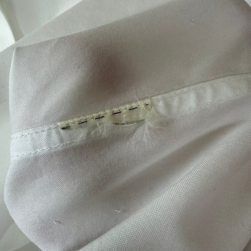 Chico’s No-Iron Stain Shield White Button Front Shirt Size 3.5 (US - Picture 6 of 9
